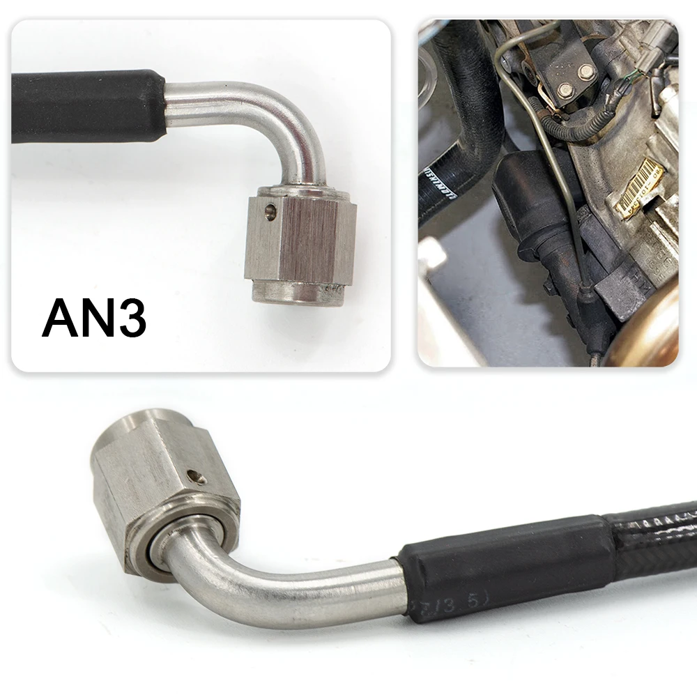 Línea de embrague inoxidable AN3 para Honda Civic Si 2006-2015 - imagen 4
