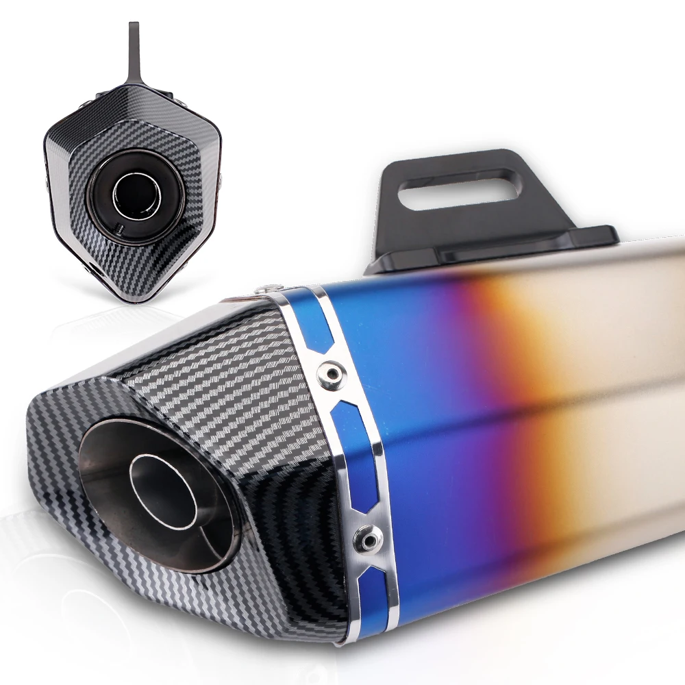 Escape slip-on Yamaha YZF R3 MT03 con silenciador de carbono - imagen 5