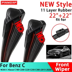 Escobilla limpiaparabrisas Mercedes Benz Clase C W205 goma multicapa