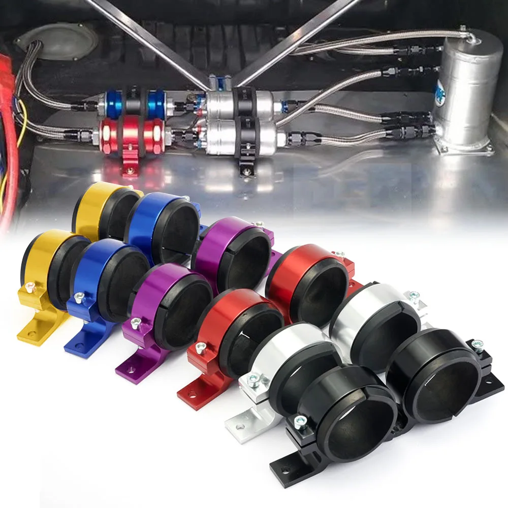 Soporte para bomba de combustible de aluminio doble 60 mm – coche - imagen 2