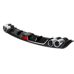 Labio difusor parachoques trasero ABS universal para BMW, Ford y Audi