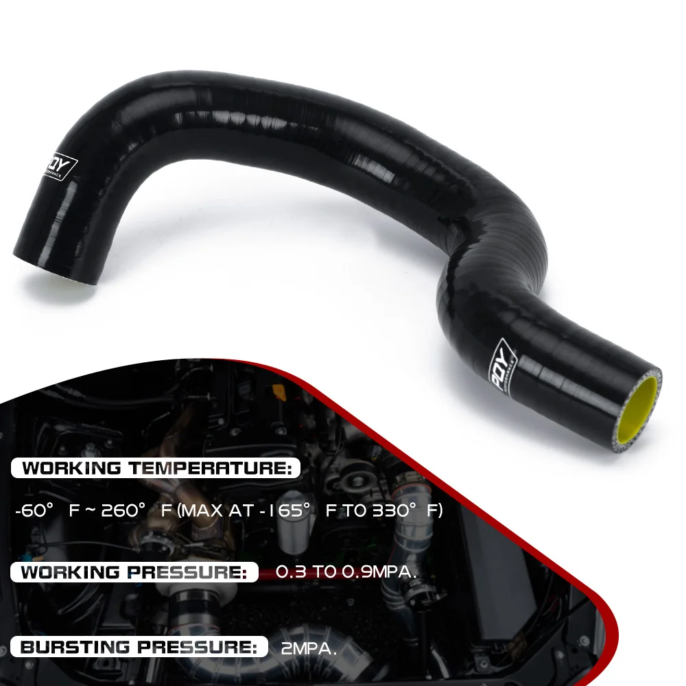 WLR-Kit de manguera de silicona para radiador, accesorio para K20-K24 SWAP EG EK CRX EF SOL INTEGRA CIVIC, WLR-LX1306BK-QY negro y amarillo - imagen 3