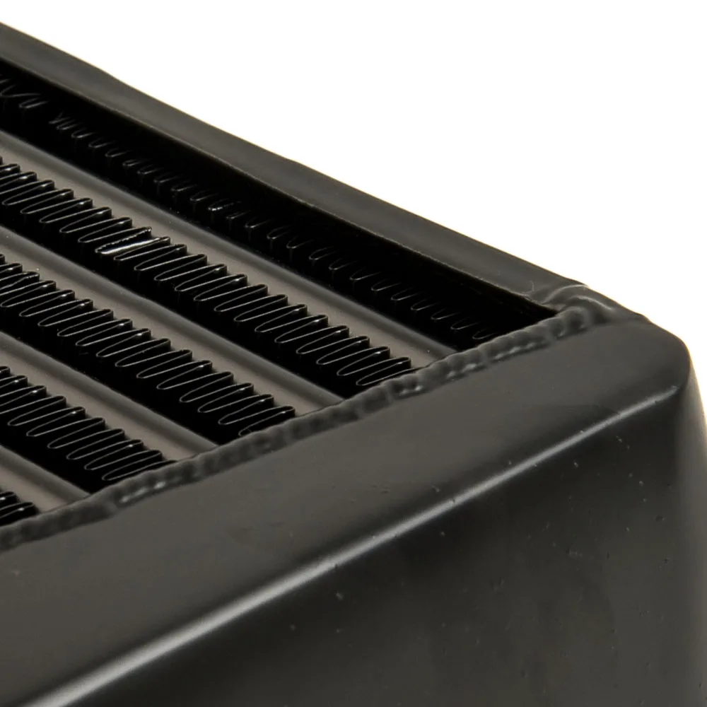 Intercooler frontal universal 600x300x76 mm, entradas de 3 pulgadas negro - imagen 4