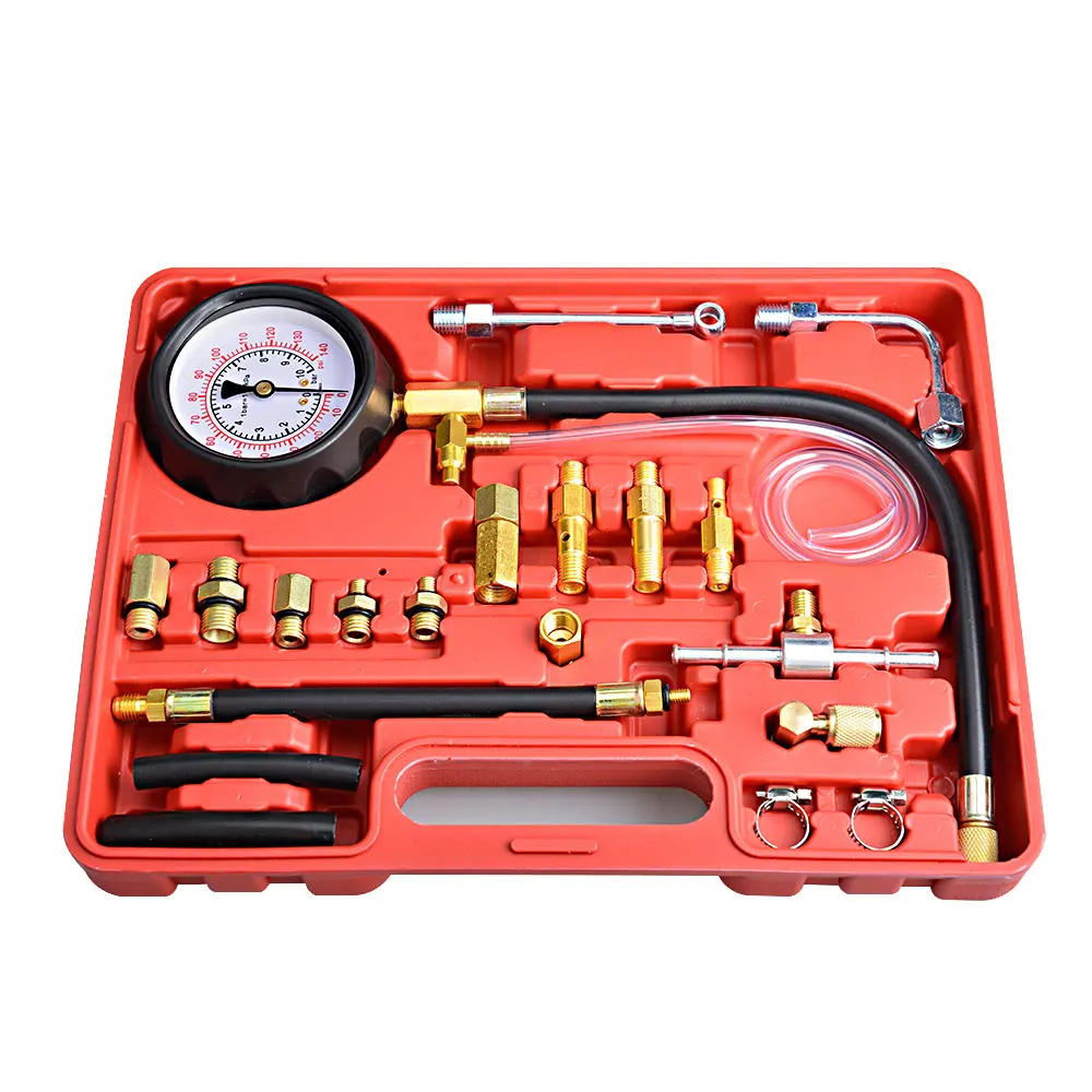 Kit comprobador de presión de combustible con manómetro 0-10 bar - imagen 3