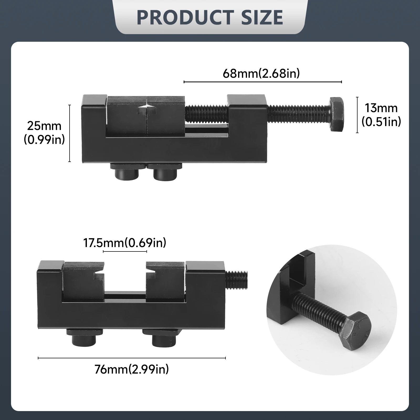 Herramienta de sujeción del eje de transmisión, cubierta antipolvo 09521-24010, herramienta de abrazadera de arranque CV del eje de transmisión, repuesto de coche para herramienta de extracción Toyota Lexus - imagen 2