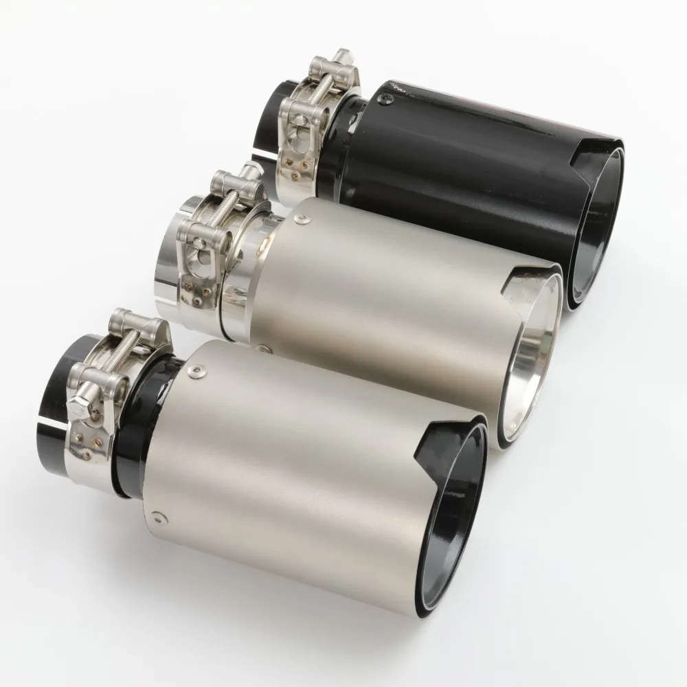 Puntas de escape universales acero inoxidable para BMW M3 M4 M5 M6 - imagen 4