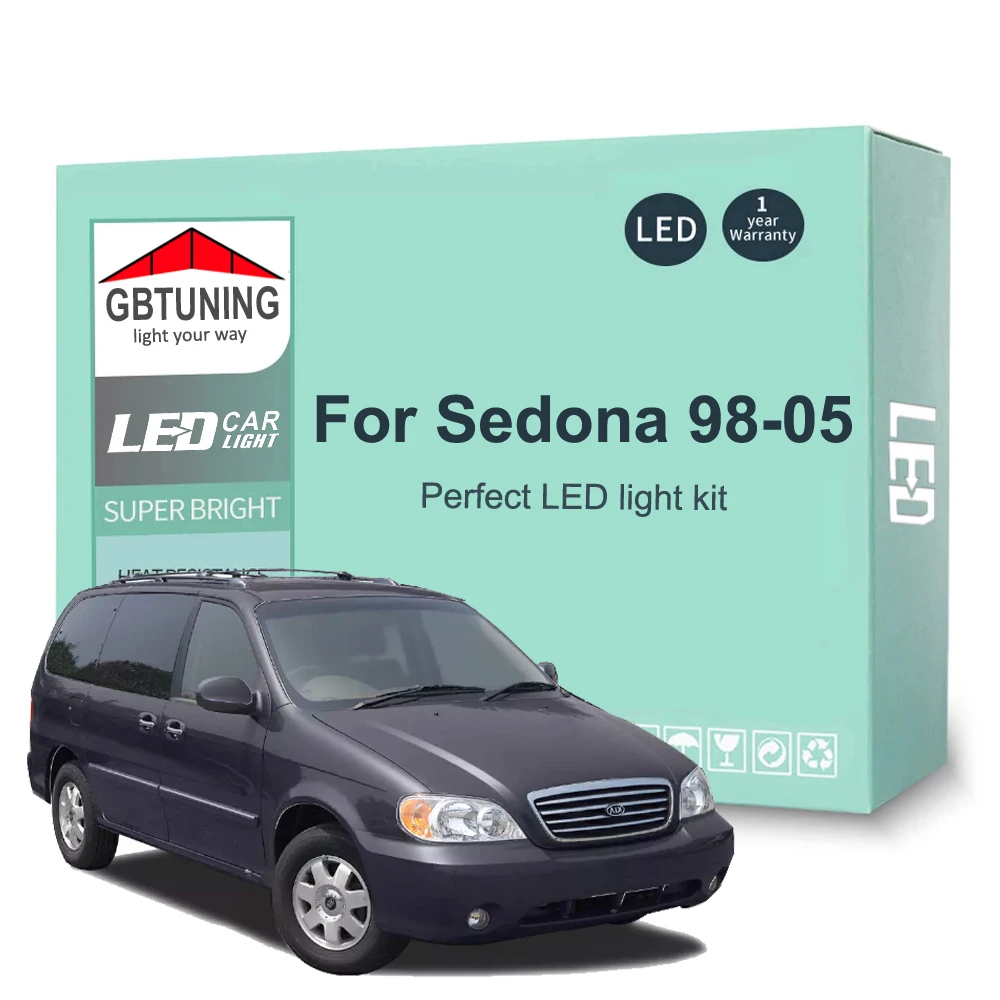 Bombillas LED interiores Canbus BRM para KIA Sedona/Carnival