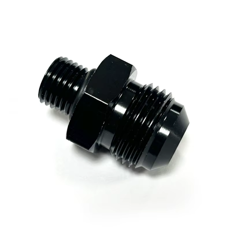 Adaptador recto AN10 a M14x1,5/M16x1,5/M18x1,5, aluminio negro - imagen 5
