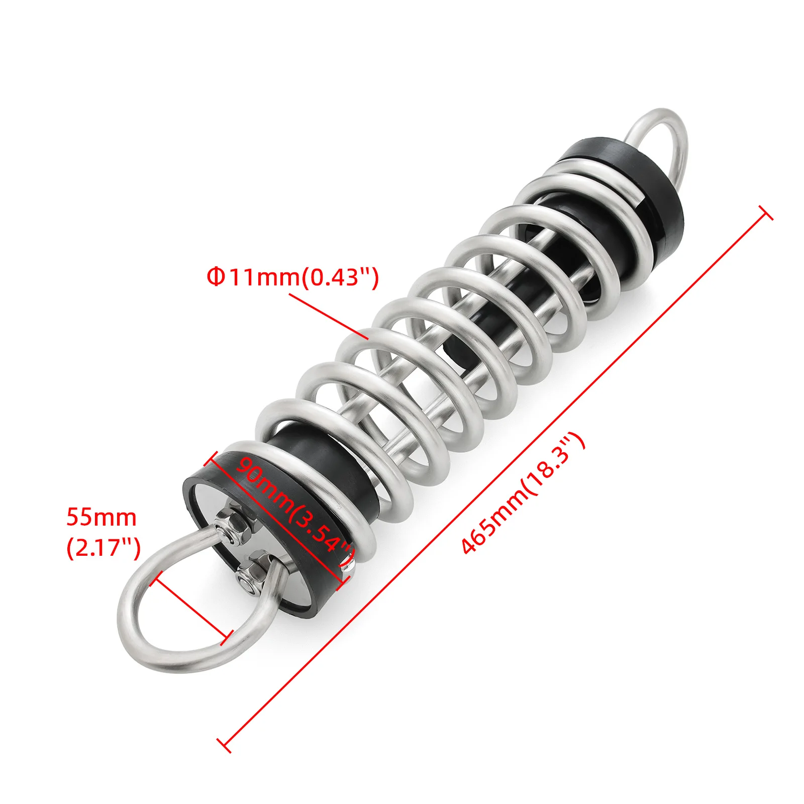 Resortes amarre acero inoxidable para embarcación absorción impactos - imagen 3