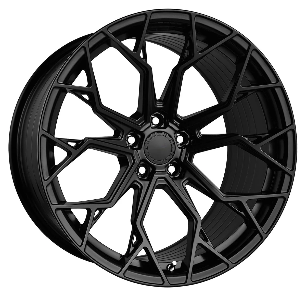 Ruedas BKU forjadas 5x120.65 para Chevrolet Corvette C6 C5 C7 C8 C4 ZR1 Z06 20 21 llantas de 22 pulgadas ruedas de coche de pasajeros de aleación negra - imagen 4