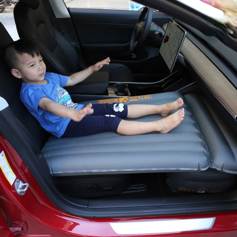 Cama inflable infantil tela Oxford para asiento trasero coche - imagen 3