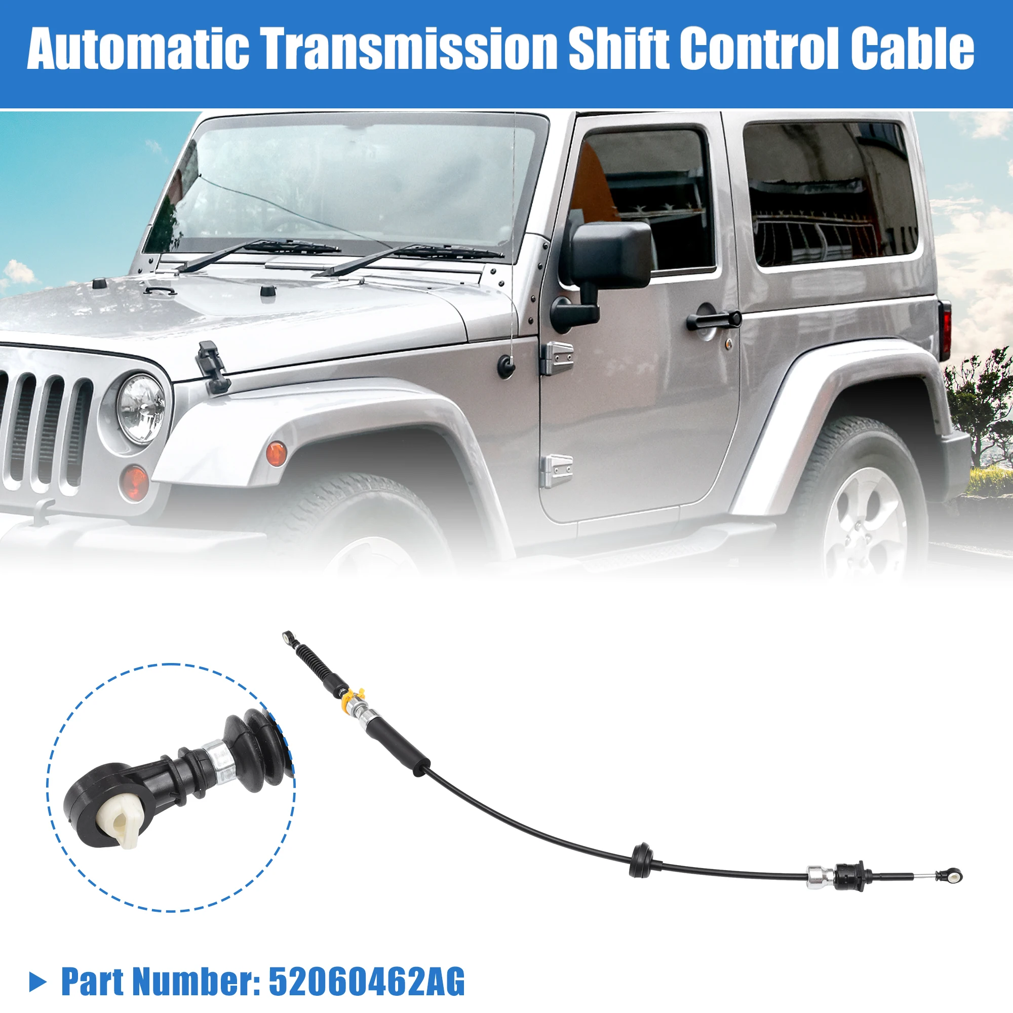 Cable caja transferencia Jeep Wrangler 3.8L V6 2007-2011 52060462AD - imagen 2