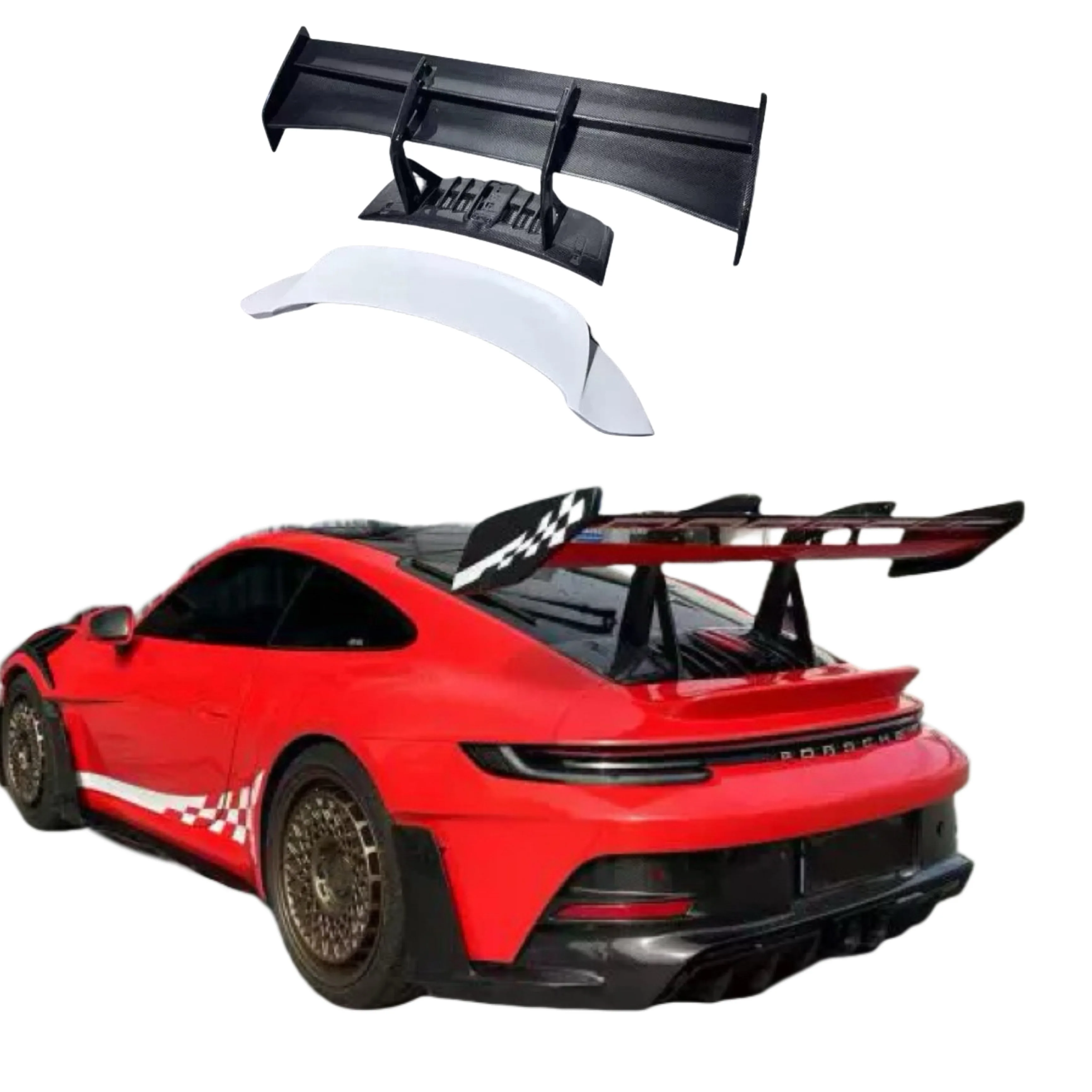 Alerón fibra de carbono seco GT3RS para Porsche 911 992