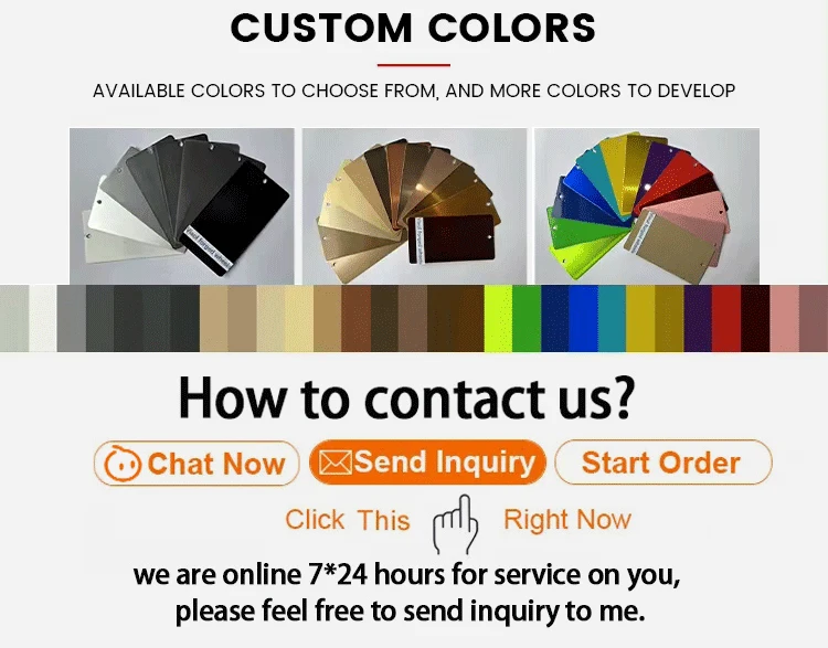 Paleta de colores y opciones de personalización