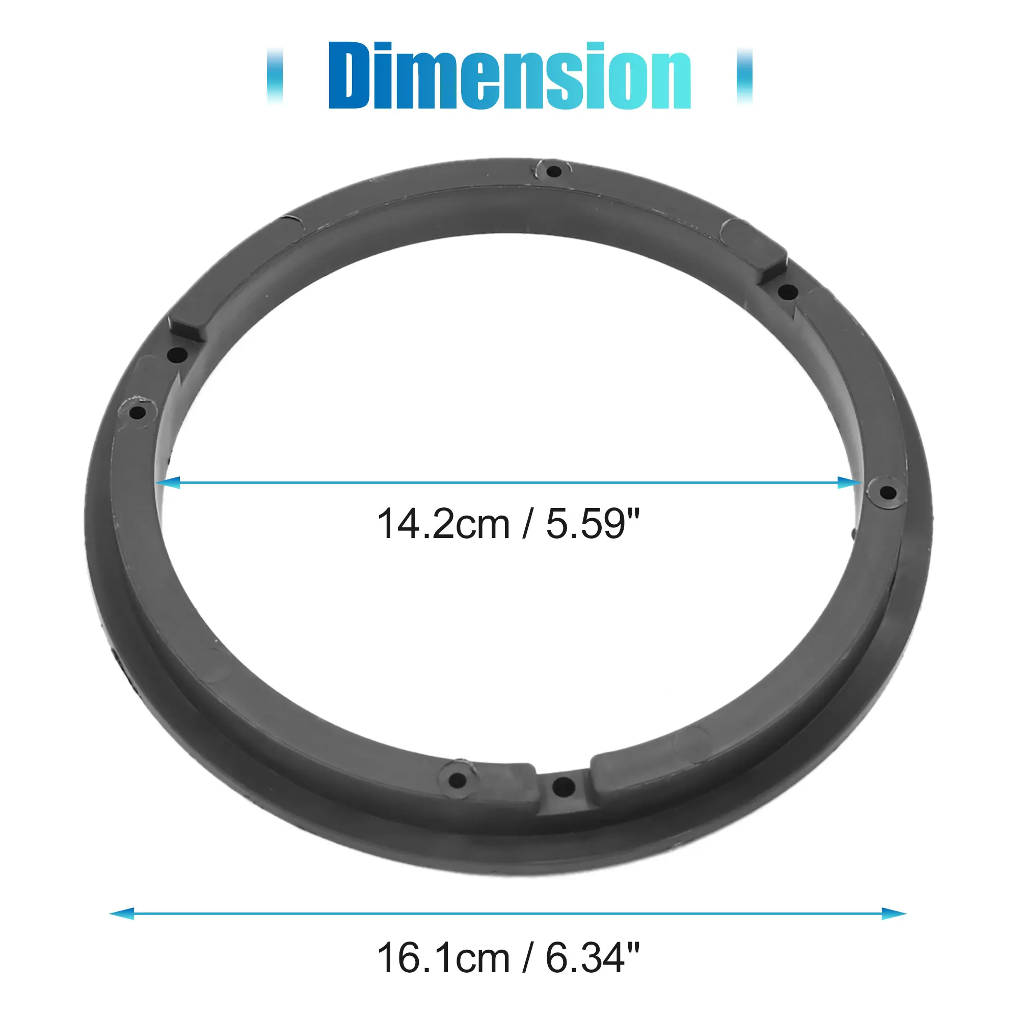 Anillos espaciadores altavoz X Autohaux 6,5" – Adaptador montaje Suzuki - imagen 2