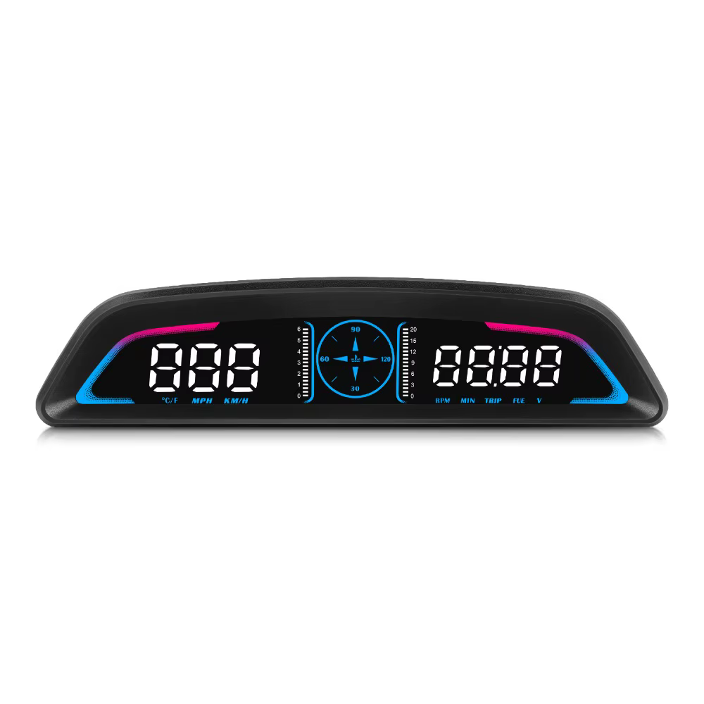 Pantalla HUD B3 G3 OBD/GPS con velocímetro digital para coche - imagen 5