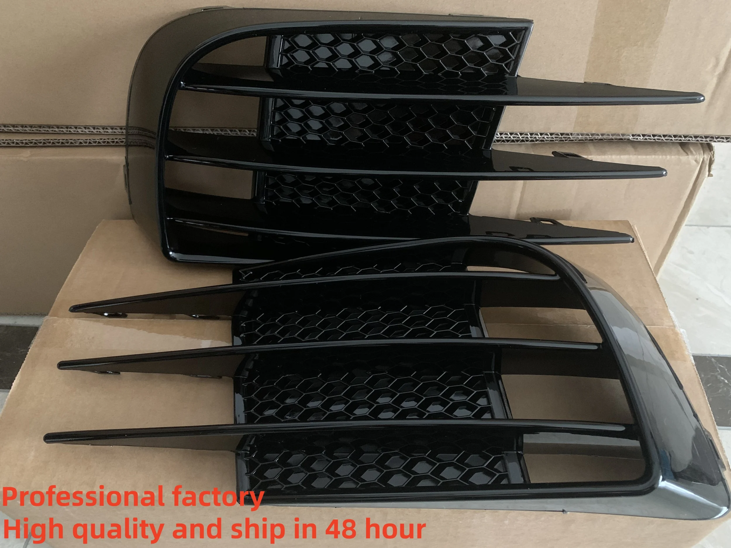 Cubiertas negras para cejas de faros antiniebla del VW Golf 6