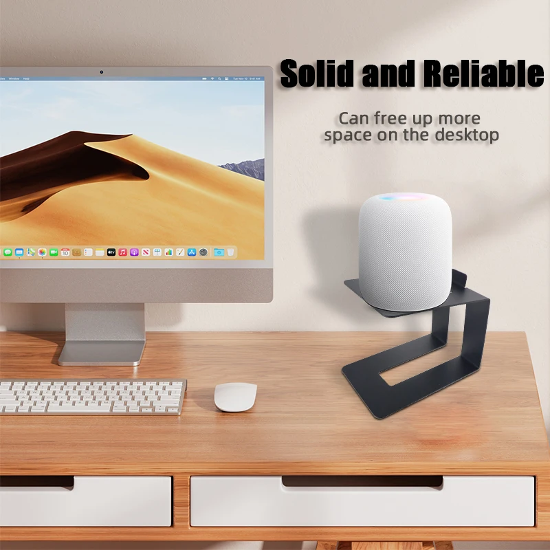 Soporte Altavoz Mesa Forma C Universal para Ordenador y Estantería - imagen 2