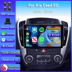 Autoradio Android Kia Ceed ED 2006-2012 2DIN GPS CarPlay cámara 360