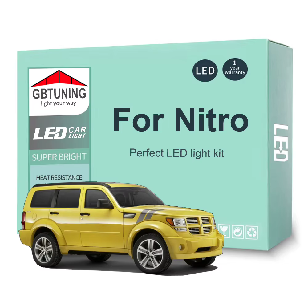 Kit de bombillas LED interiores Canbus para Dodge Nitro 2007-2012