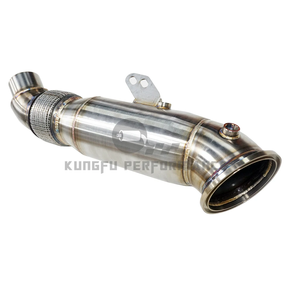 Downpipe alto flujo SS304 BMW B58 M140i M240i 340i 740i