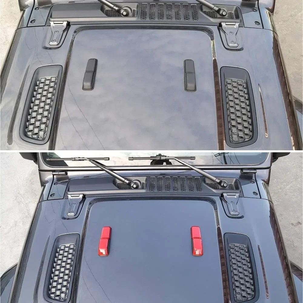 REC cubierta bisagra de capó Jeep Wrangler JL y Gladiator JT 2018-2024 - imagen 3