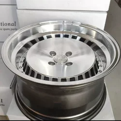 Llantas de aleación de aluminio plateadas para coche