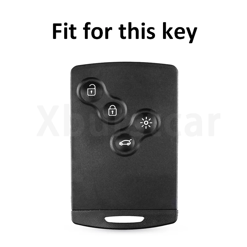 Funda de TPU para llave Renault color original