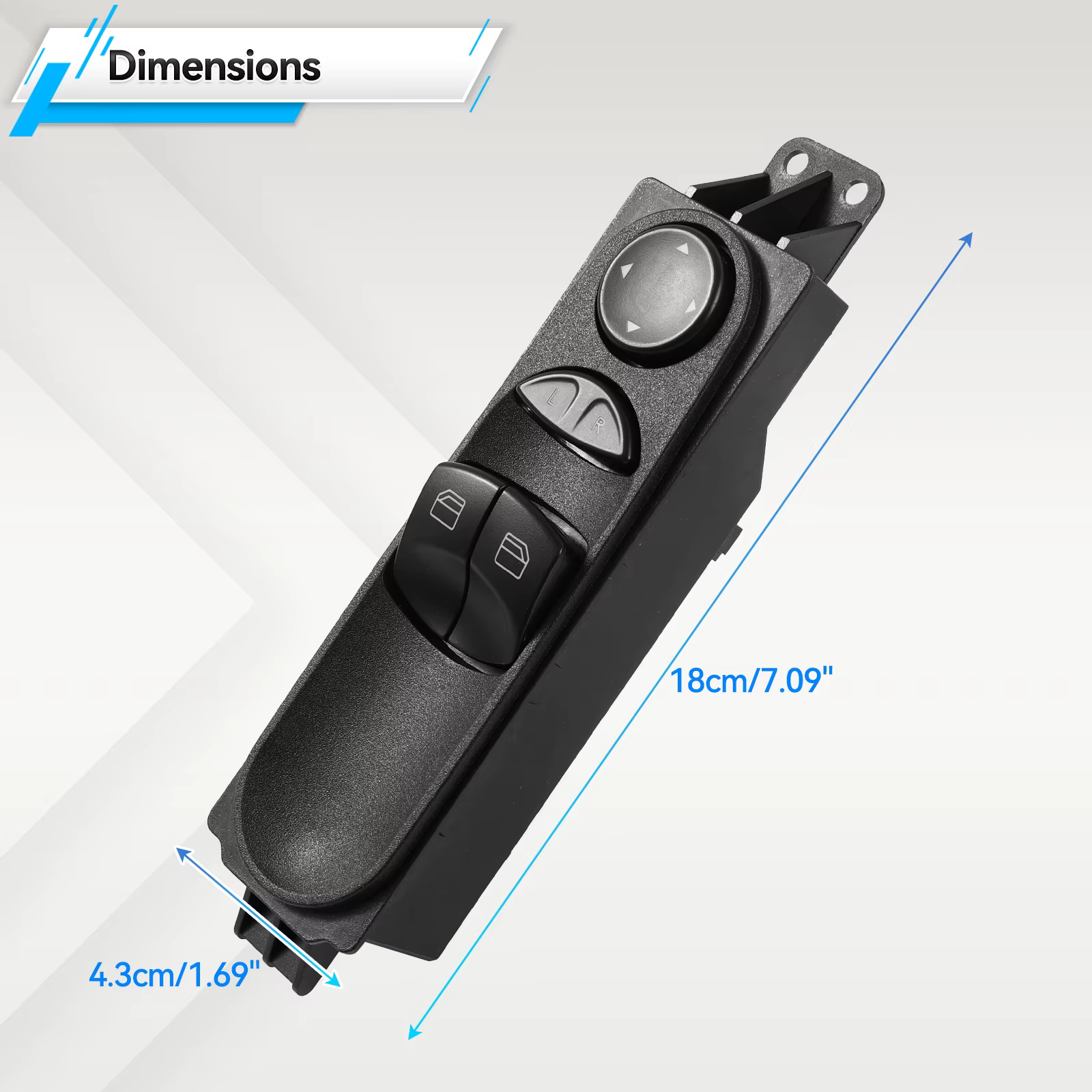 9065451213 Interruptor elevalunas para Sprinter W906 y VW Crafter - imagen 4