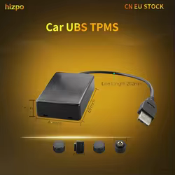 Hizpo TPMS USB para radio Android, monitor de presión de neumáticos