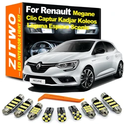 Kit de bombillas LED interiores para Renault Mégane, Clio y Captur