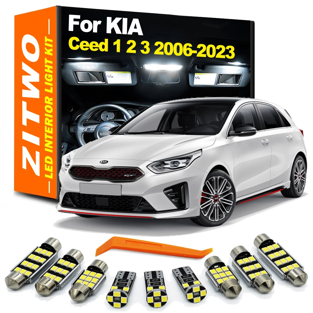 Kit iluminación interior LED ZITWO para Kia Ceed Proceed Hatchback SW