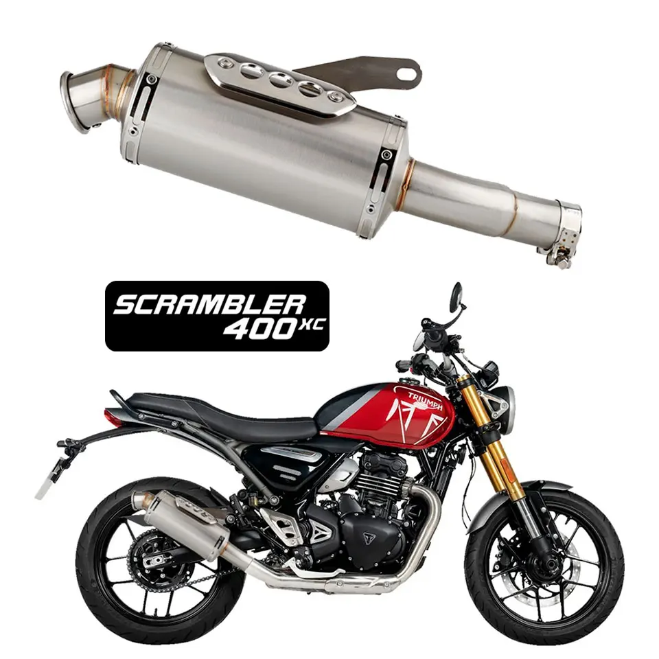 Escape Slip-On con Silenciador y Link Pipe – Triumph Speed Scrambler 400X 2024-25
