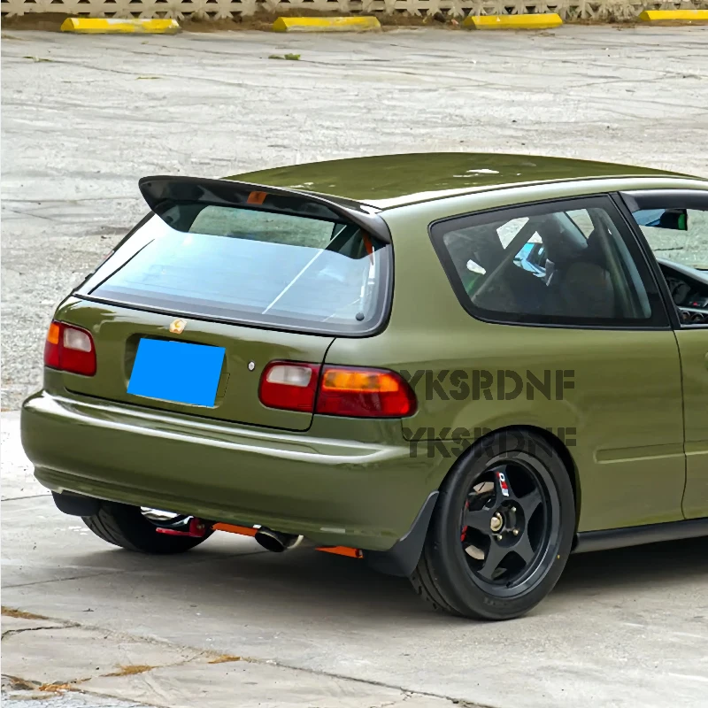 Alerón trasero de fibra de carbono para Honda Civic EG6 VTi - imagen 4