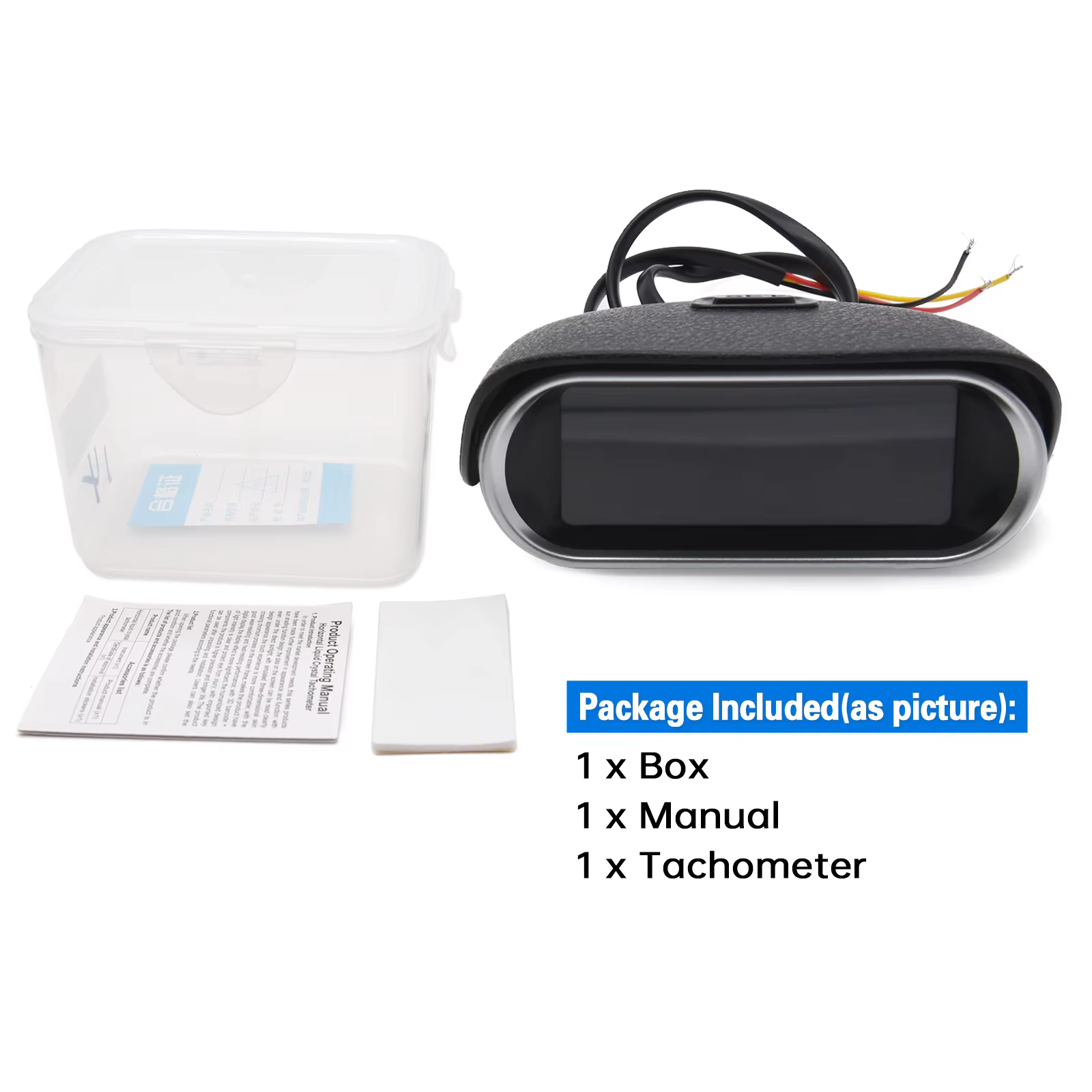 Tacómetro universal 12V/24V medidor RPM con alarma – Gasolina y Diésel - imagen 5