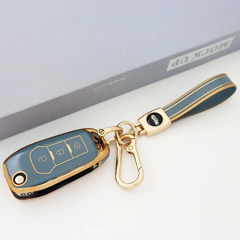 Carcasa mando inteligente Ford 3 botones – Figo Fiesta Ecosport - imagen 4