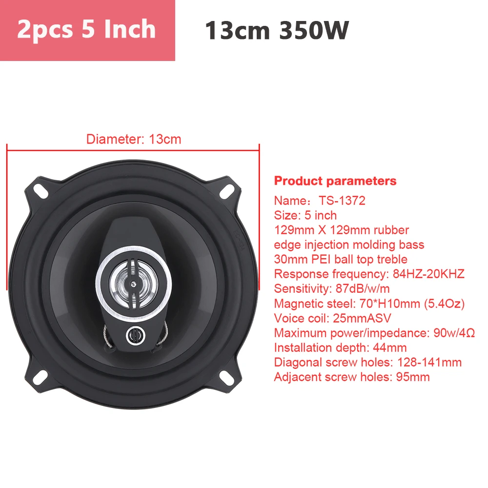 Altavoces HiFi de rango completo para coche, 10-16 cm - imagen 3