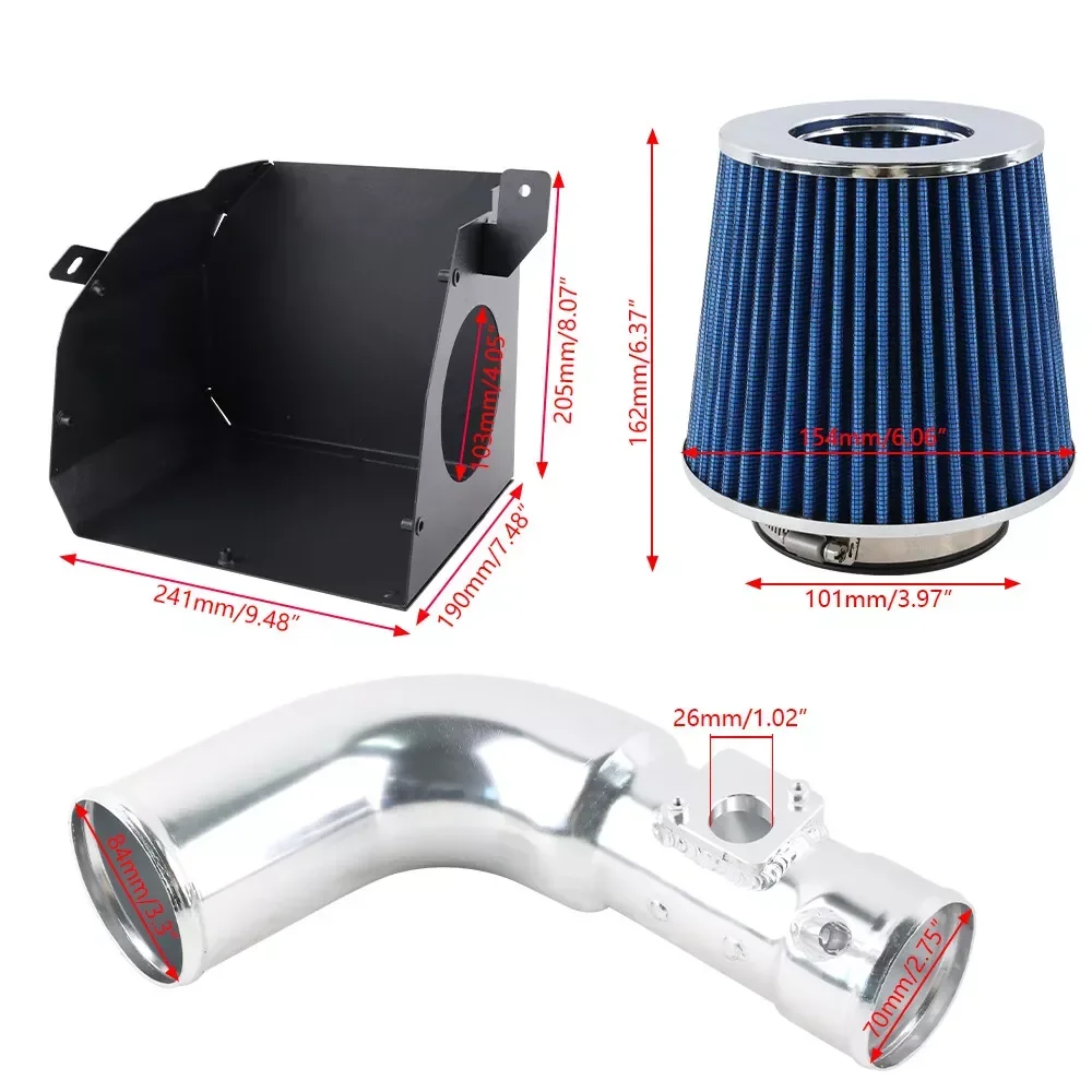 Kit de entrada de aire RAVERACING para motores 2.0L H4