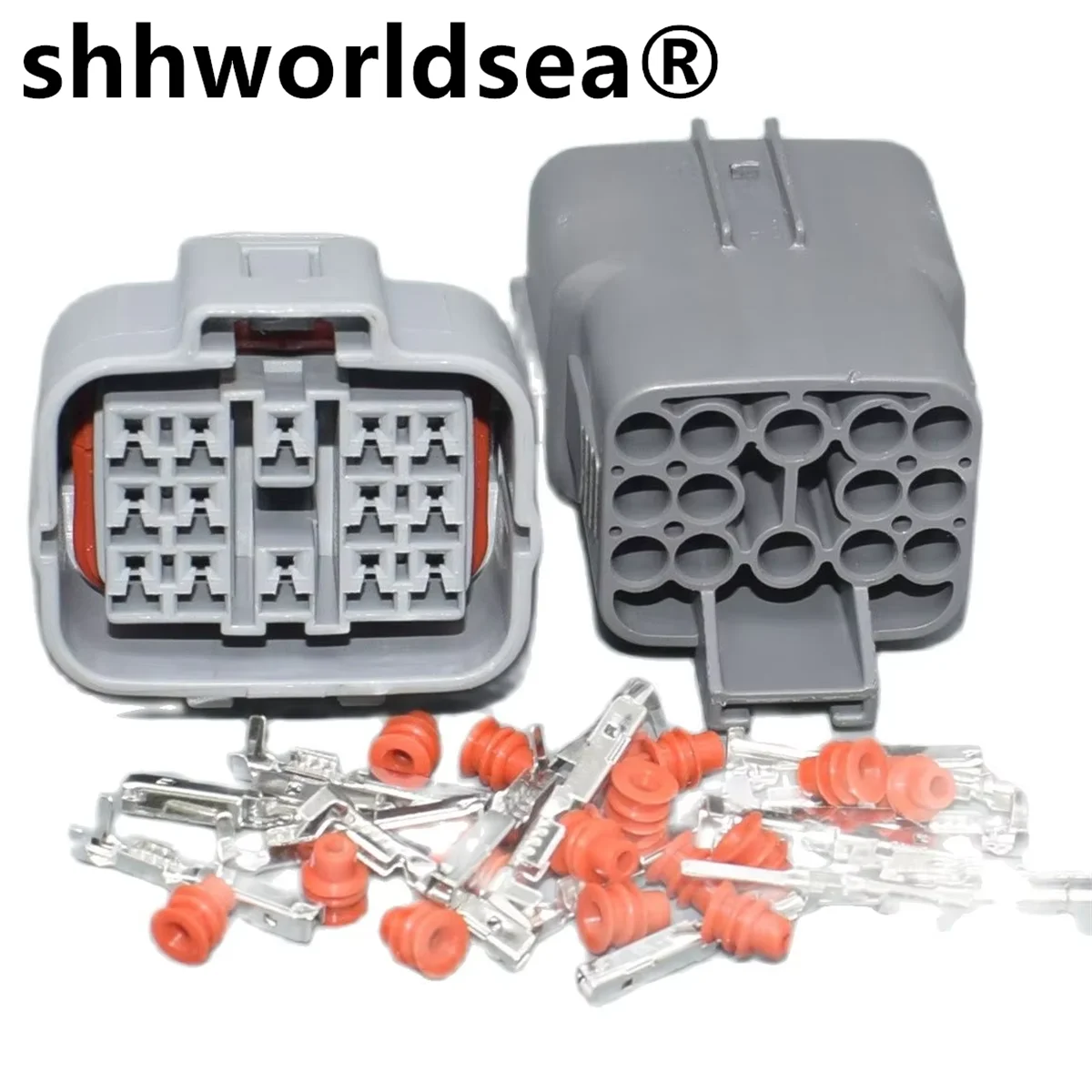 Shhworldsea conector de faro de 14 pines para Mazda 6181-0629