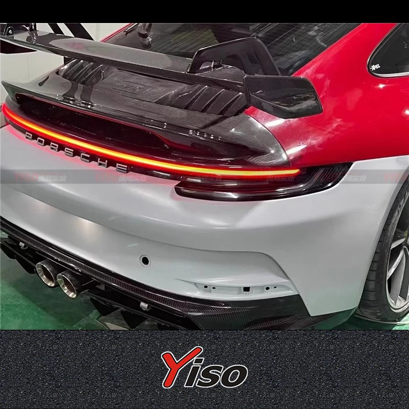 Kit aerodinámico de fibra de carbono Porsche 911 992 GT3 con alerón trasero - imagen 3
