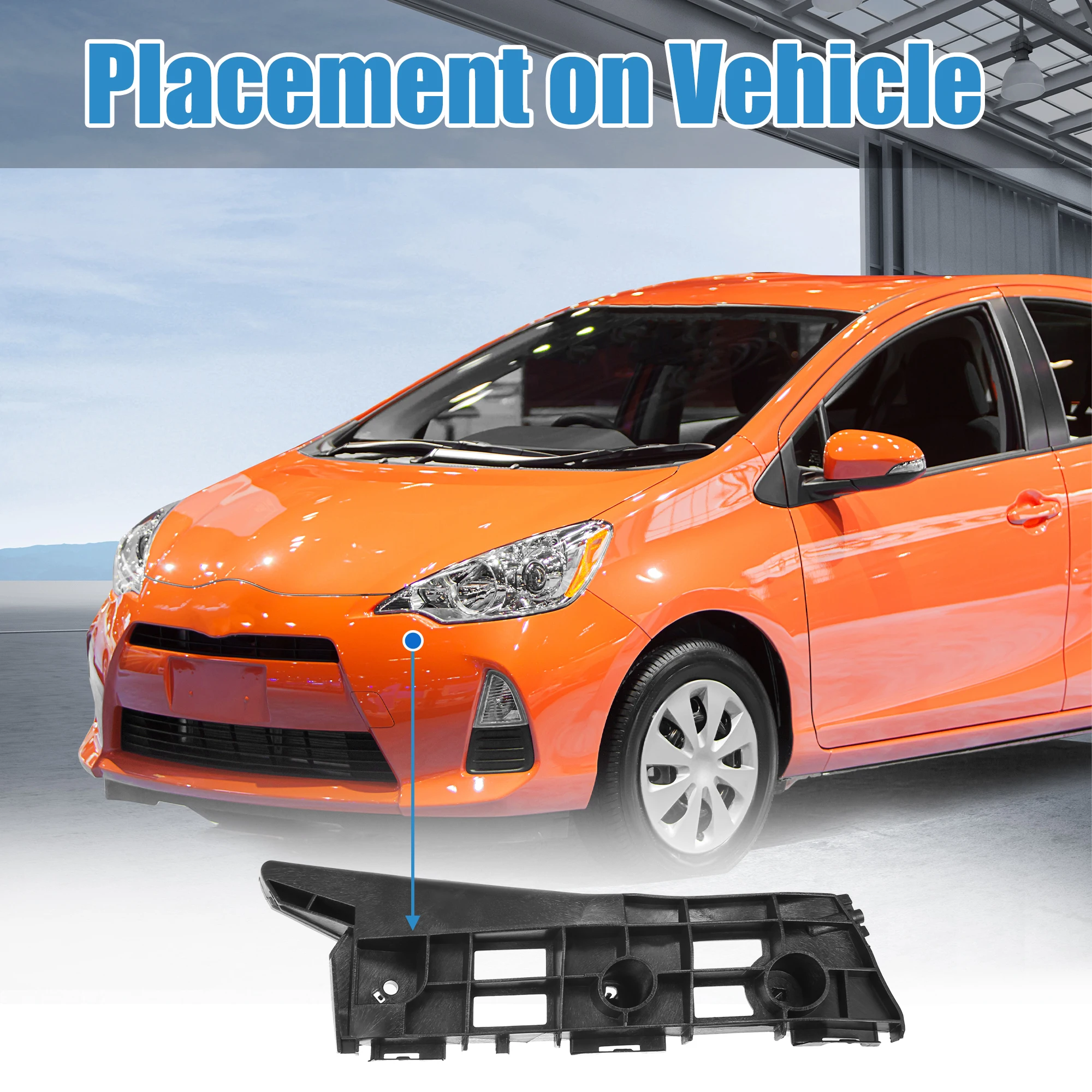 Soporte parachoques derecho Toyota Prius 2010-2015 UXCELL - imagen 3
