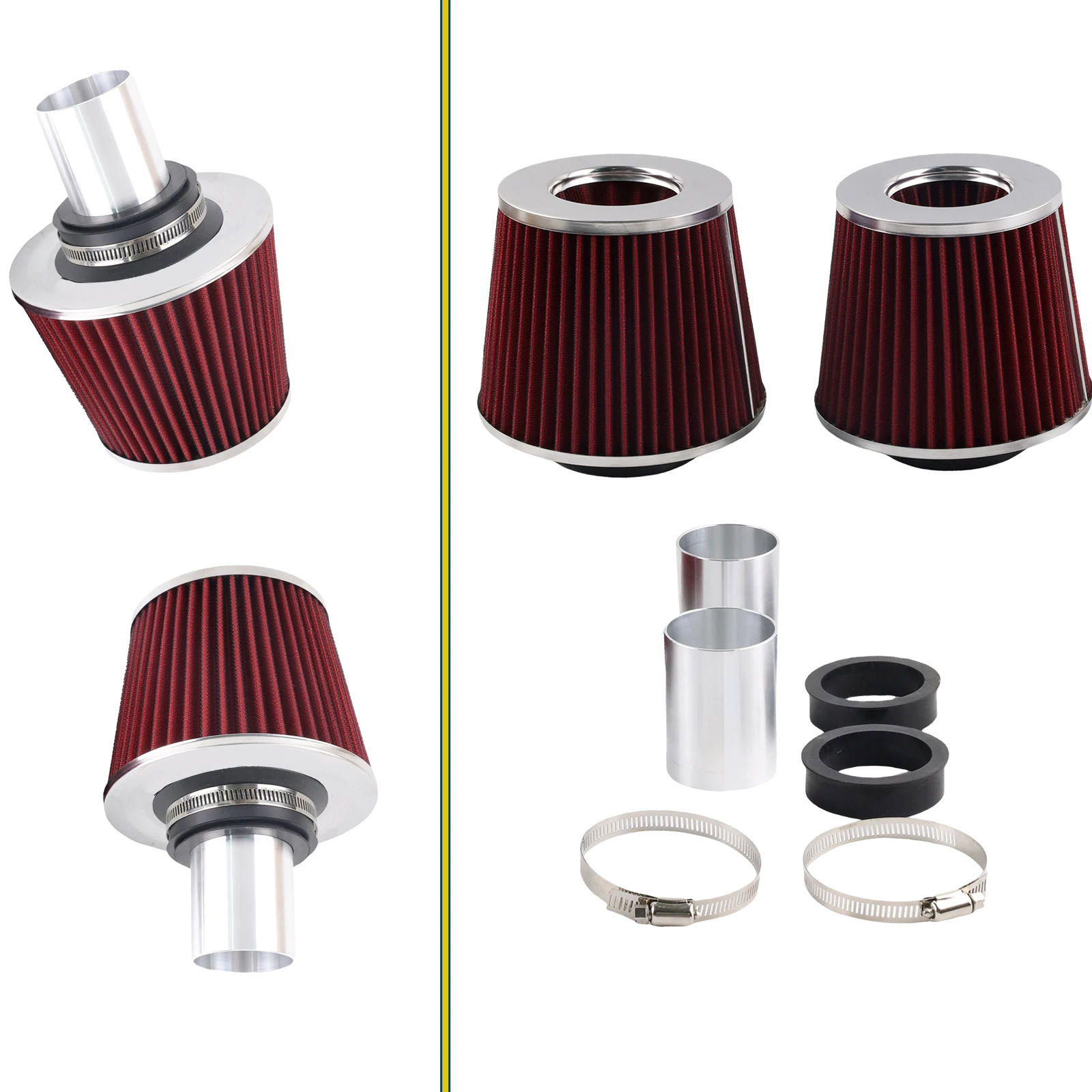 Kit de admisión doble cono BMW N54 biturbo 135i 335i 535i Z4 - imagen 5