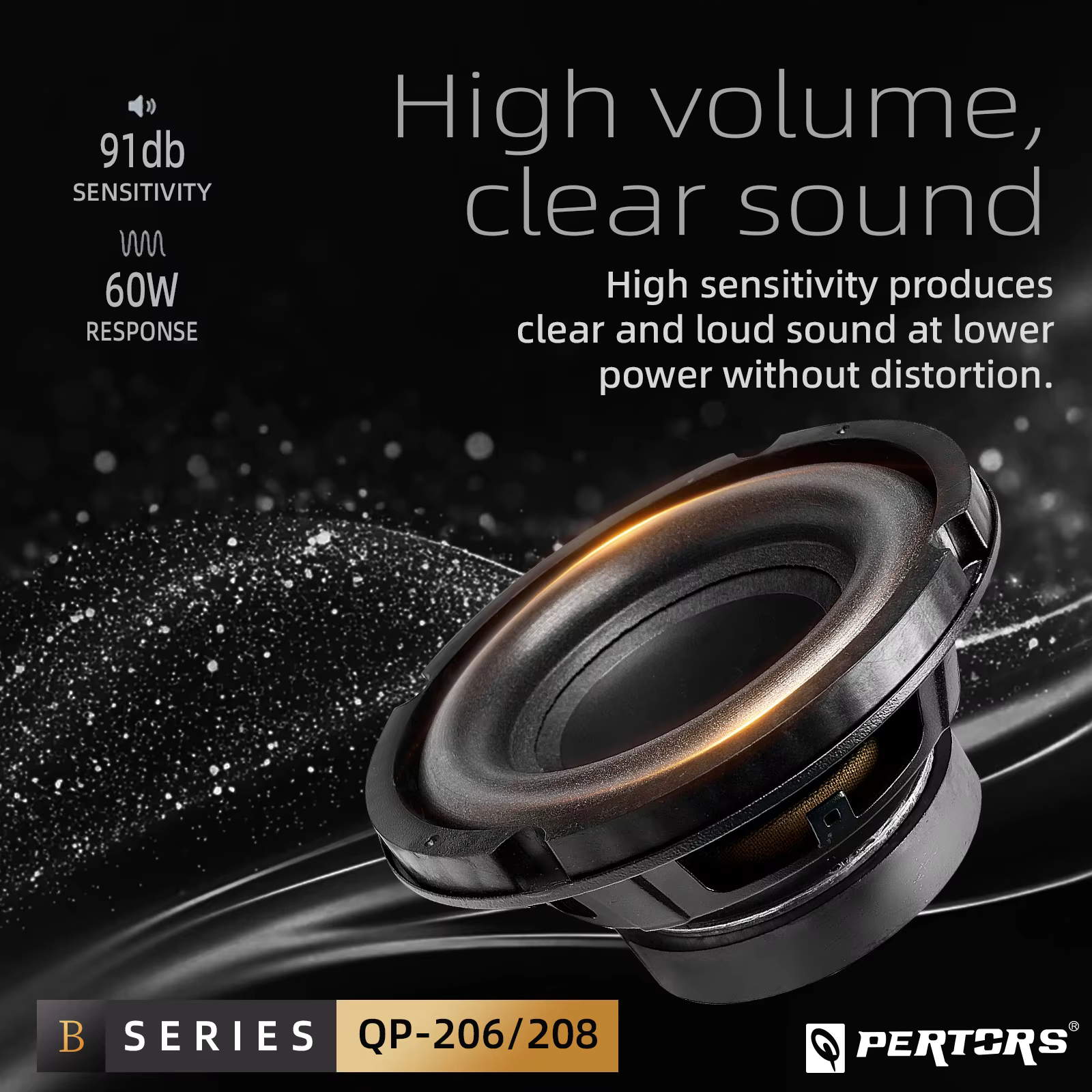 Subwoofer Q-PERTORS 6,5-8" para coche – Altavoz estéreo modificación automoción - imagen 3
