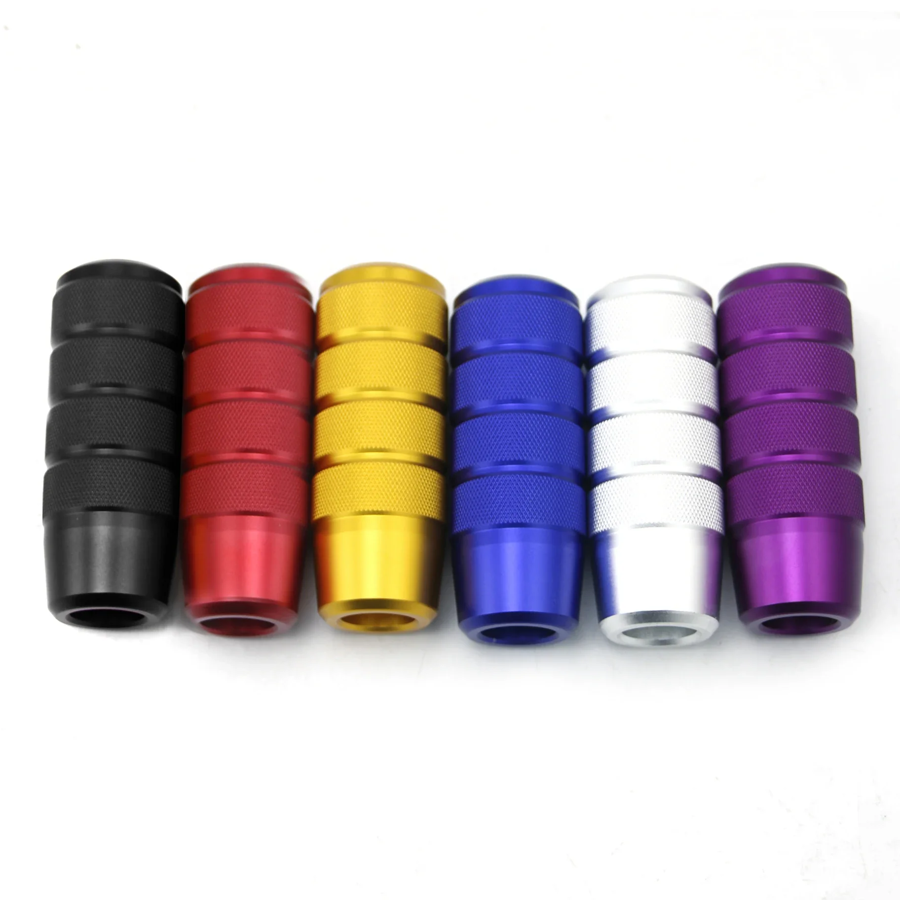 Pomo de cambio de aluminio moleteado universal antideslizante - imagen 5