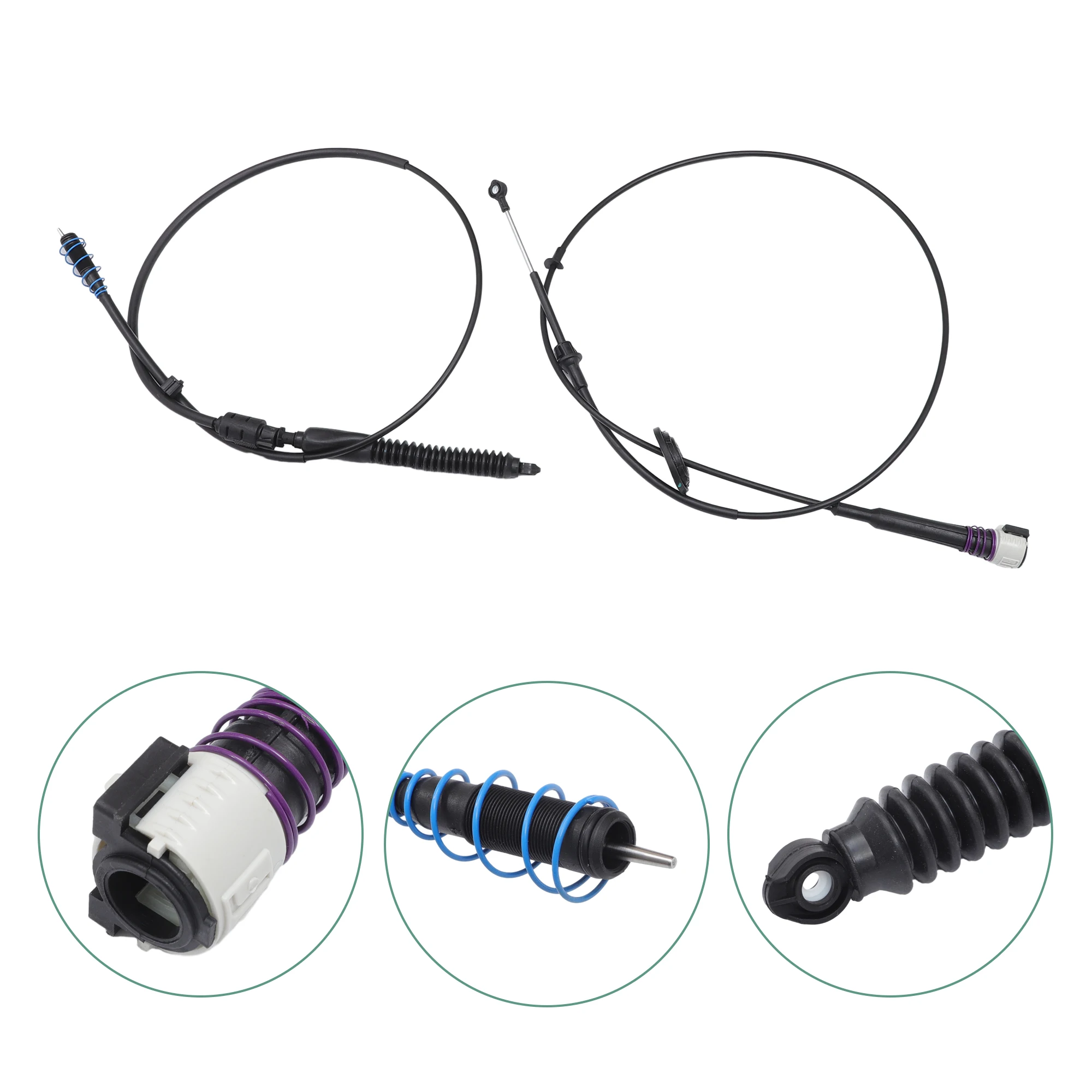 X Autohaux Juego de cables de palanca de control de transmisión automática para Cadillac Escalade 2002-2006 para Chevrolet Avalanche 2002-20 No. 88967321 - imagen 4