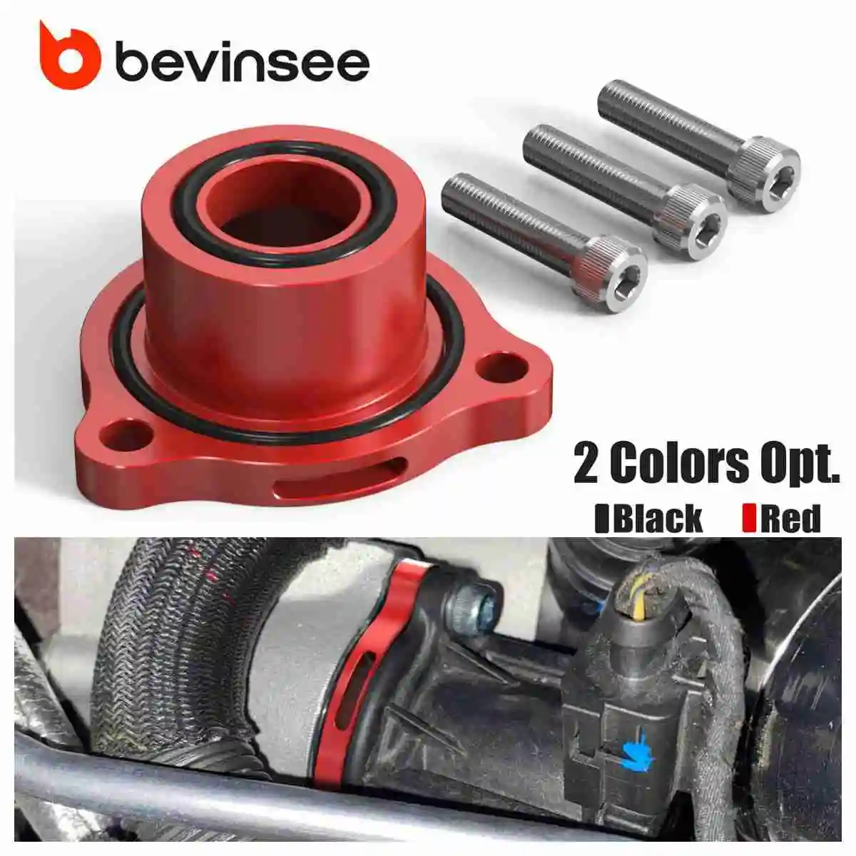 Adaptador válvula purga BEVINSEE – Audi A3 8V/A4 B9, VW Golf GTI 1.8T/2.0T