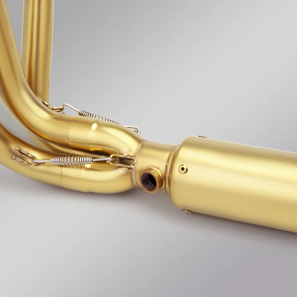 Para CF675SR 675SR 675R-R 675 SR-R sistema de Escape completo para motocicleta Escape tubo de enlace frontal Escape Moto - imagen 3