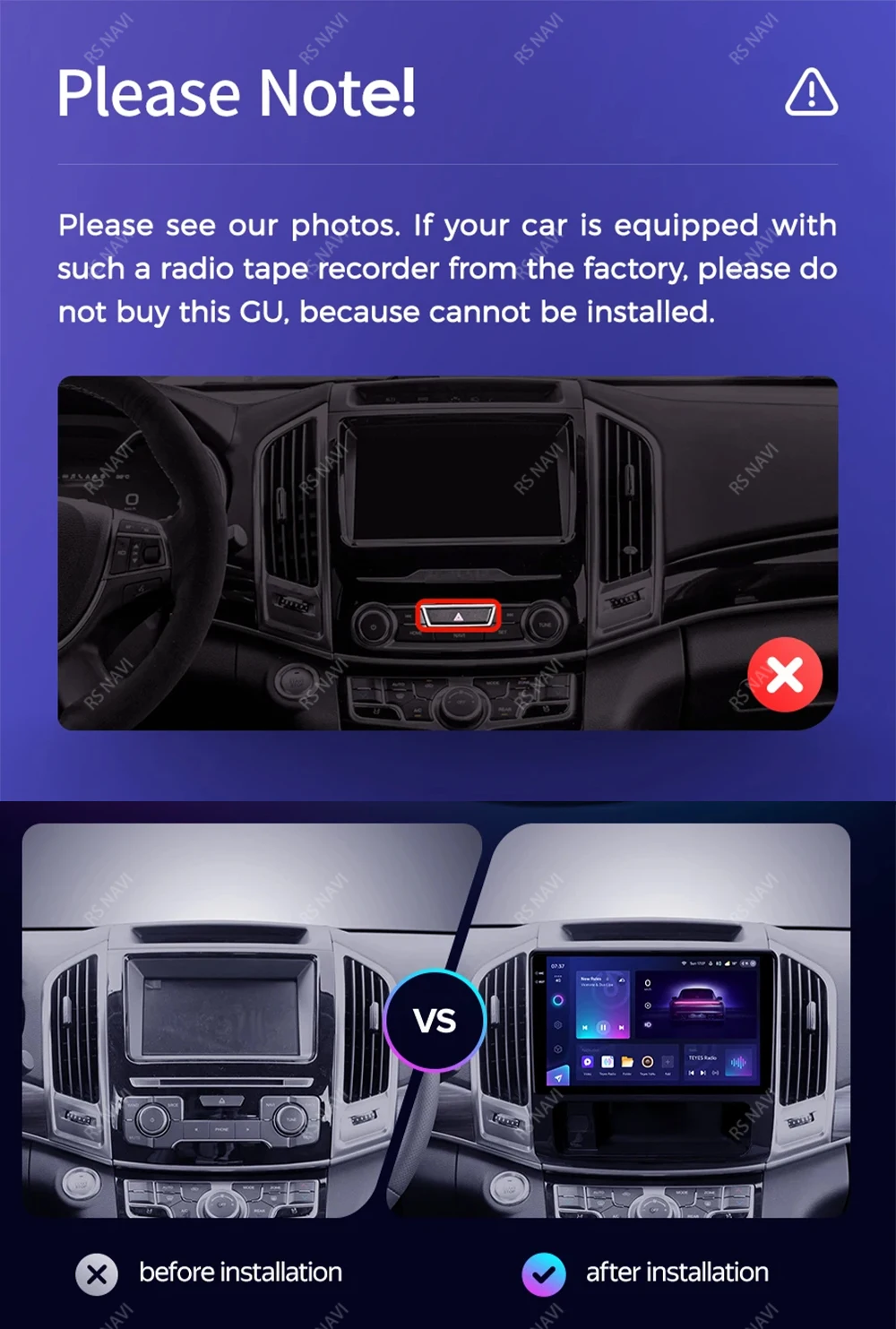 Vista del equipo multimedia para coche