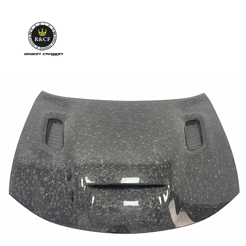Capó delantero Redeye fibra de carbono con rejillas – Charger Hellcat