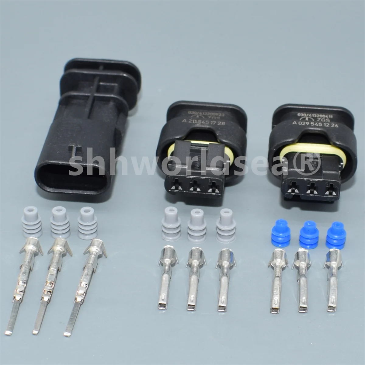 3C0 973 203 Conector enchufe automotriz de 3 pines 1,2 mm - VW - imagen 2